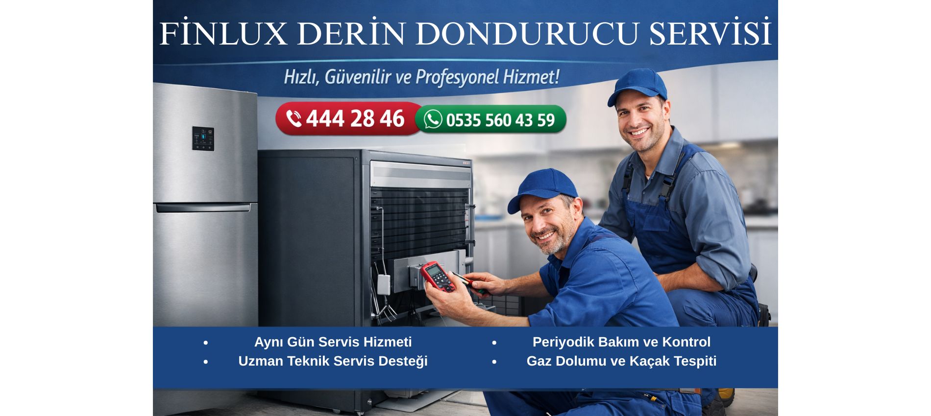 Finlux Derin Dondurucu Servisi